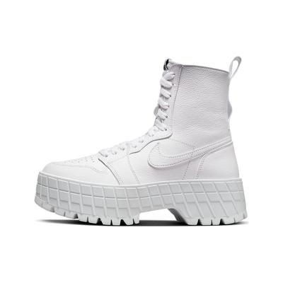 Air 1 High Brooklyn Triple White женские кроссовки черные FJ5737-111