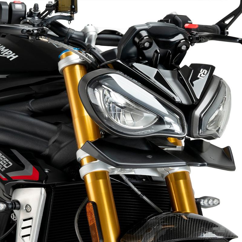 For TRIUMPH Street Triple 765RS 765R 23-25 Speed Triple 1200RS 21-25 Downforce Naked Forntal Spoilers Aerodynamic Wing Deflector