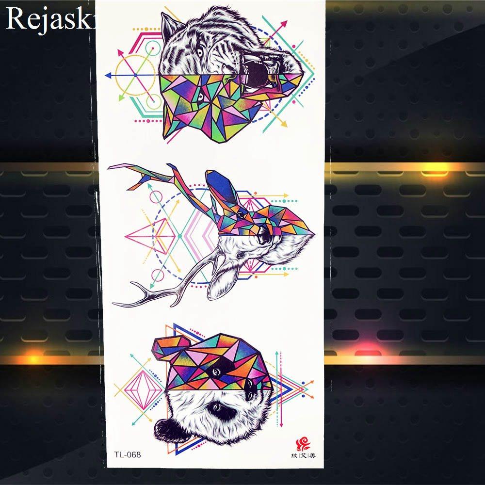 1PC Watercolor Rose Temporary Tatoo Chain Fake Jewelry Bracelet Flash Tatoo For Women Body Art Tatoo