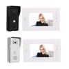 7-дюймовый экран интеллектуальная видеодомофонная система 120-градусный широкоугольный проводной дверной телефон дверной звонок комплекты с 