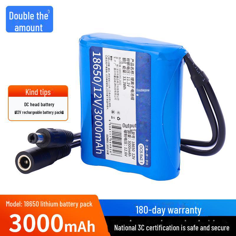 12 В 18650 литиевый аккумулятор для аудиоинструментов - Высокая емкость
