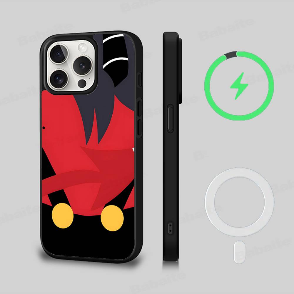 Привет A_Arnolds Мультяшный Чехол Для Телефона Для IPhone 17 16 15 14 13 12 11 Pro Max Mini Для Magsafe Магнитная Беспроводная Зарядка
