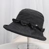 Summer casual versatile elegant hat women's sunshade basin hat travel sun protection hat cool hat fashion versatile bucket hat