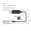 Игровой компонент USB-DC USB-линия повышения мощности от 5 В до 12 В постоянного тока повышающий модуль USB-конвертер Кабель-адаптер 2,1x5,5 мм вилка