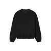 Fear of God Essentials 90s Свитшот с круглым вырезом Jet Black Мужские топы 192SP256550F