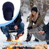 Утеплитель для лица, зимняя защита для лица, велосипедный головной убор, зимний тепловой шарф для шеи, защитная маска для лица в холодную погоду