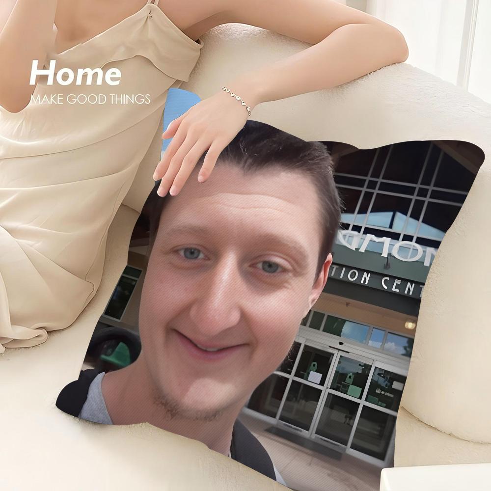 D-Daniel Larson Selfie Pillow Case 3D Print Polyester Fiber 45*45 cm Home Sofa Throw Pillow Cover Decoration Festival Gift