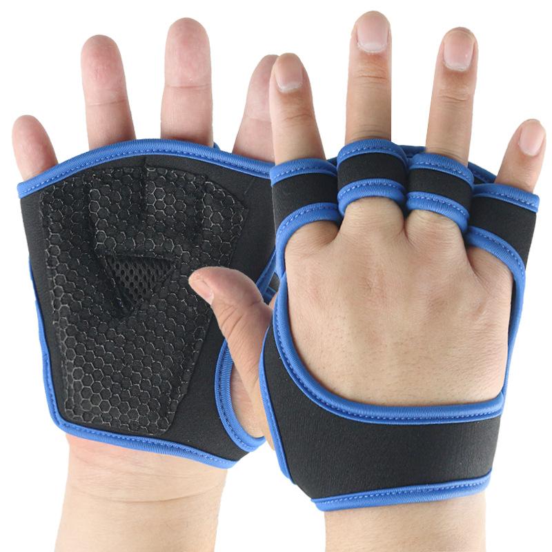 Hand Wrist Palm Protector Gloves Weightlifting Training Gloves for Men and Women Fitness Athletic Biking Gymnastics Gym Gloves