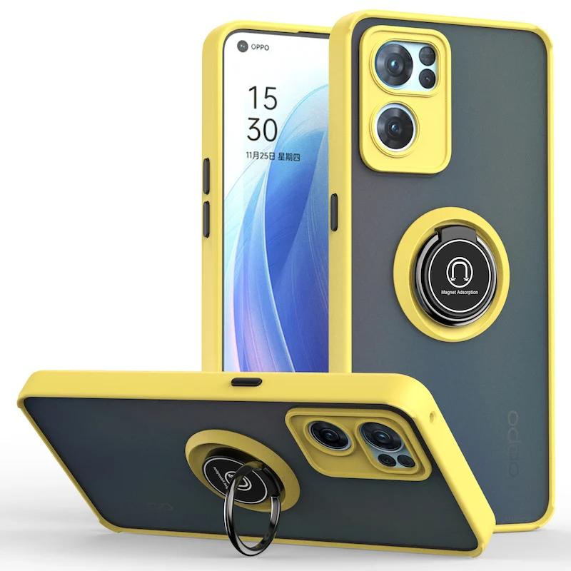 Чехол-держатель для кольца, оптовая продажа, чехол для телефона OPPO Reno 11 Pro FIND X7 Ultra A3s A15 A16 A31 A52 A53 A54 A72 A74 A94 A9, противоударный чехол