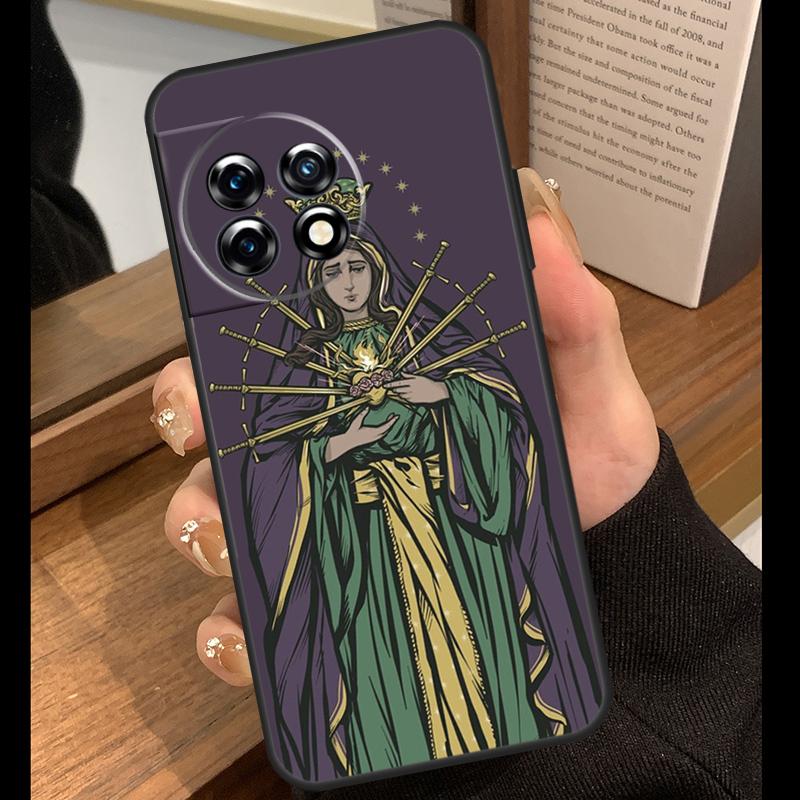Virgin Mary Christian Case For OnePlus 15 R 13T 13R 12R 10T 8T 13 12 11 9 10 Pro Nord 5 CE 4 2 3 Lite N20 N30 Cover