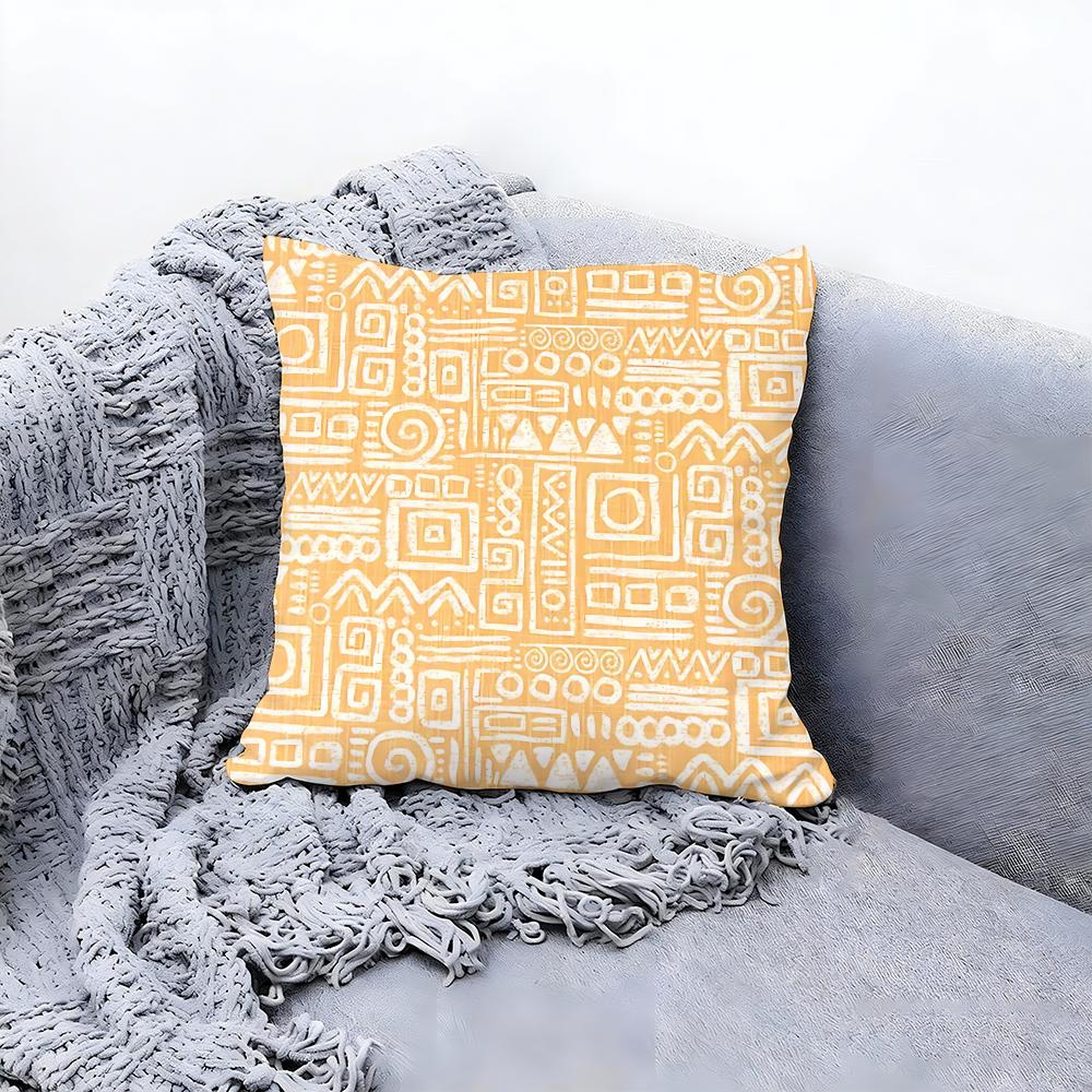 rustic weave texture Cushion Cover Premium Comfort Reversible Pillow Cove Two in One Design for Any Room  Car Interior