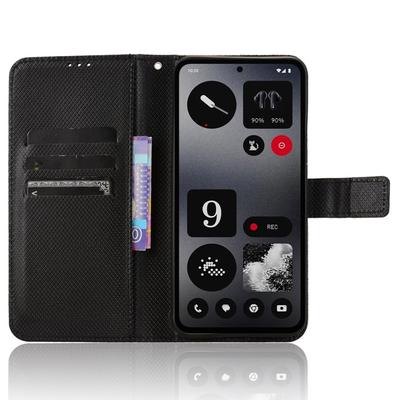 Для Nothing CMF Phone 1 Чехол из ПУ кожи с ромбовидной текстурой, противоударный чехол для телефона