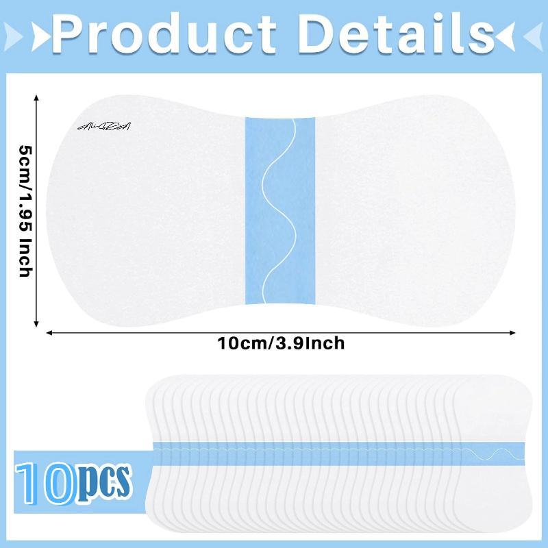 10Pcs Invisible Neck Lifting Patches Skin-Friendly Seamless Waterproof Breathable Anti-Aging Neck Wrinkle Treatment