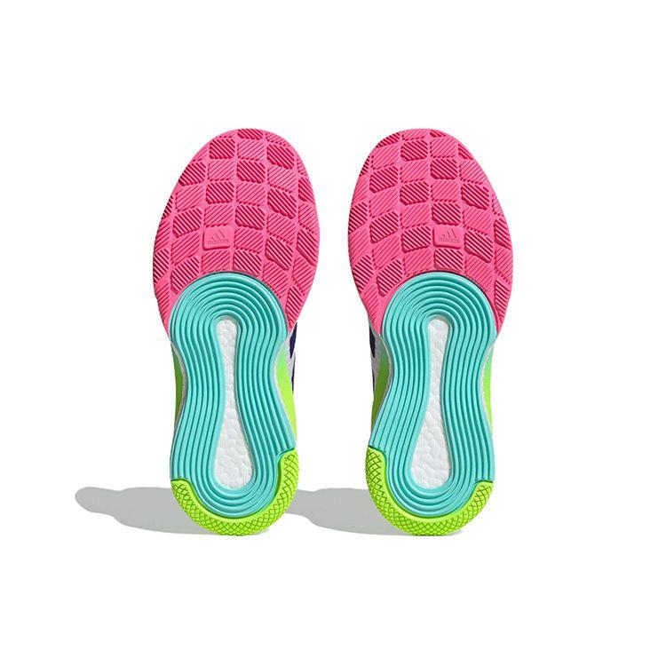 Adidas Crazyflight Mid White Purple Pink Women Sneakers Cloud-White Team-College-Purple Flash-Aqua HP3337