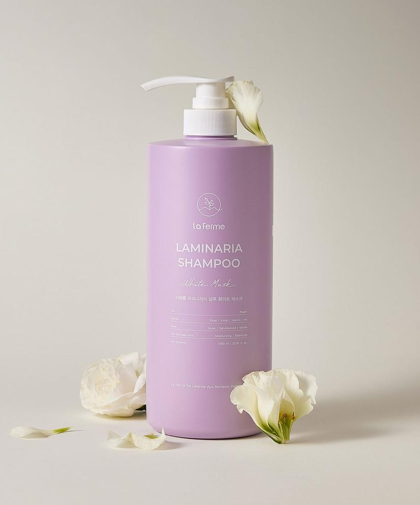 Laminaria Conditioner White Musk 1000ml (+Free Shampoo and Conditioner Sample Kit)