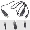 5V USB-кабель для зарядки, USB-папа на DC5.5x2.1mm папа с кнопкой включения/выключения для электроники, такой как роутеры и вентиляторы