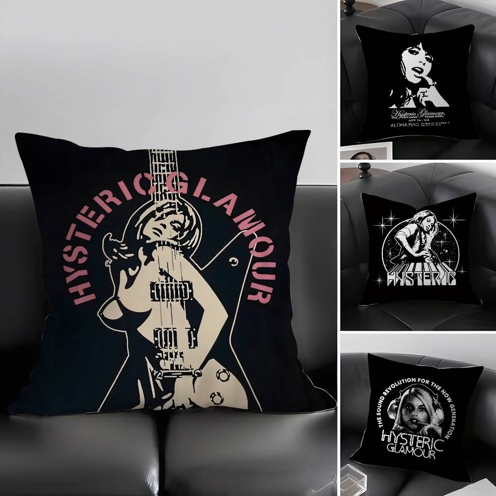 Наволочка H-Hysteric Glamour Girl для дома, общежития, спинки стула, короткий плюш, двусторонняя печать, подушка для офиса, время для сна