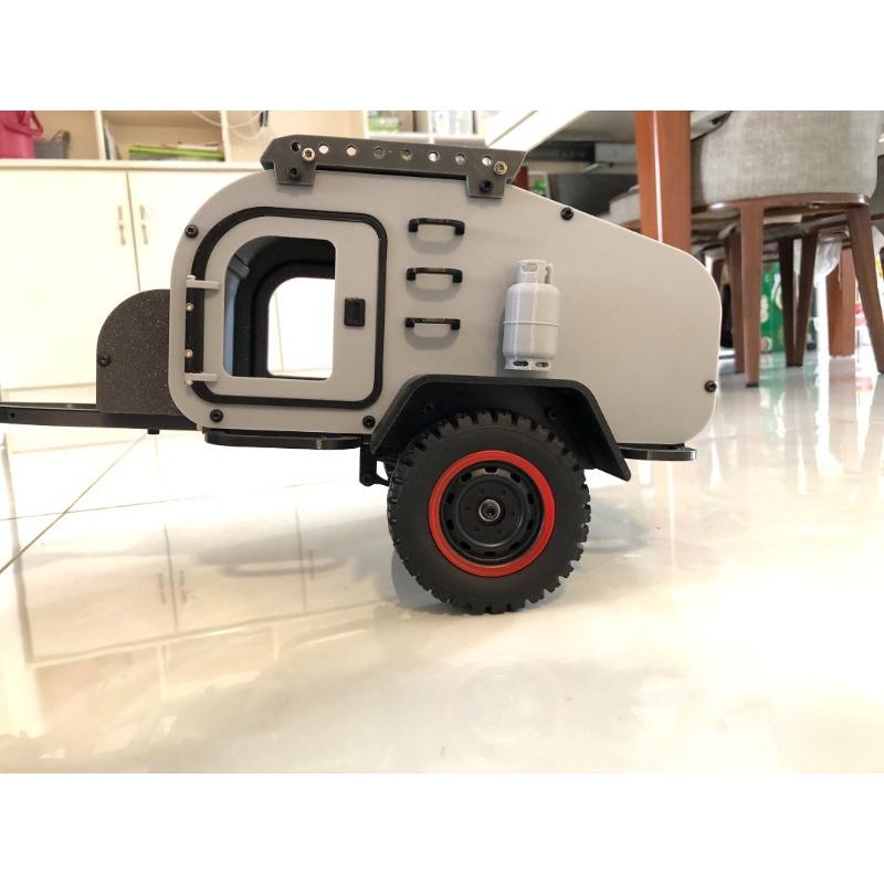 Simulation 1:10 RV Trailer for 1/10 RC Crawler Car Traxxas TRX4 Defender Bronco AXIAL SCX10 90046 RC4WD D90 Wraith Wrangler Part
