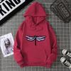 2025 Amazon Wish Quick Selling Independent Station Let It Be Butterfly Printing Long Sleeve Hooded Sweatshirt For Women CYXX361