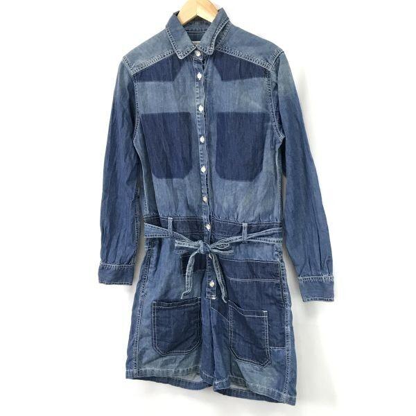 Отличное состояние Джинсовый комбинезон SEE BY CHLOE I40 USA4 Richmont Топ/Платье/Пальто(ИСПОЛЬЗОВАЛ)