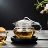 Pokaro Tea Glass Heat Black Tea Direct Включает в себя чайный стакан Pumpkin Unique для гостей, прозрачный, устойчивый, чайник, 450 мл, милый, красивый,