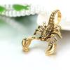 Animal Scorpion King Pendant Necklace Men's Necklace New Fashion Metal Sliding Pendant Accessories Party Jewelry