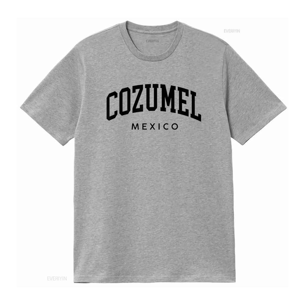 Винтажная футболка-сувенир Cozumel Mexico Retro Throwback мужская уличная мода немного дизайнерская одежда