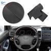 Car Steering Wheel Leather Cover For Toyota Land Cruiser Prado 120 4Runner Highlander Hilux Tacoma Tundra For Lexus LS400