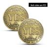 Gold-Plated YES/NO Decision & Wishing Bronze Retro Commemorative Coin - Magic Entertainment Gift