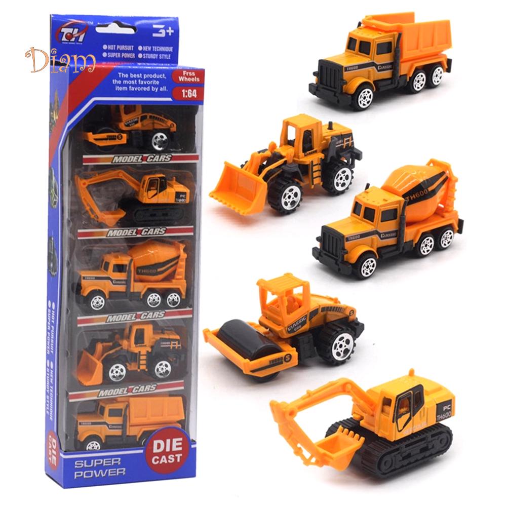 TOYS & TOTS 5 шт. 1/64 литая под давлением металлическая инженерная гоночная модель военного автомобиля