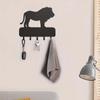 Modern Metal Wall-Mounted Key Hooks - Wall Holder for Hallway, Entrance, Bathroom & Closet