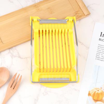 Слайсер для мясного хлеба 304 Усиленная нержавеющая сталь Слайсер для вареных яиц фруктов мягкого сыра Резак для спама Слайсер для консервированного мяса