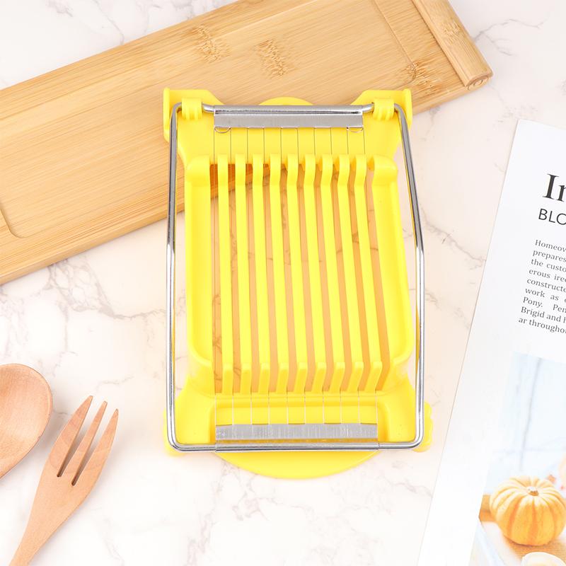 Слайсер для мясного хлеба 304 Усиленная нержавеющая сталь Слайсер для вареных яиц фруктов мягкого сыра Резак для спама Слайсер для консервированного мяса