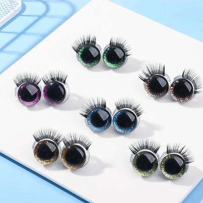Изготовление игрушек Изготовление кукол DIY Мягкие игрушки Аксессуары для кукол Мигающие глаза 3D глаза Глаза с ресницами