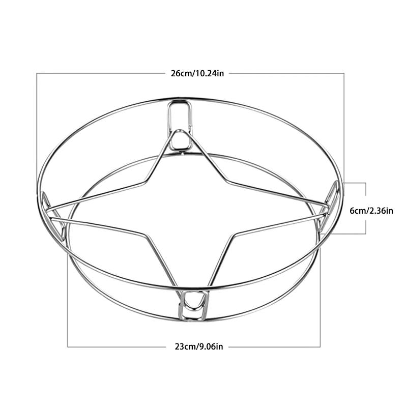 Круглая подставка для горячего Многофункциональная Подставка Прочная Надежная Кухонные аксессуары Подставка для кастрюль и сковородок Подставка под кастрюлю Нержавеющая сталь