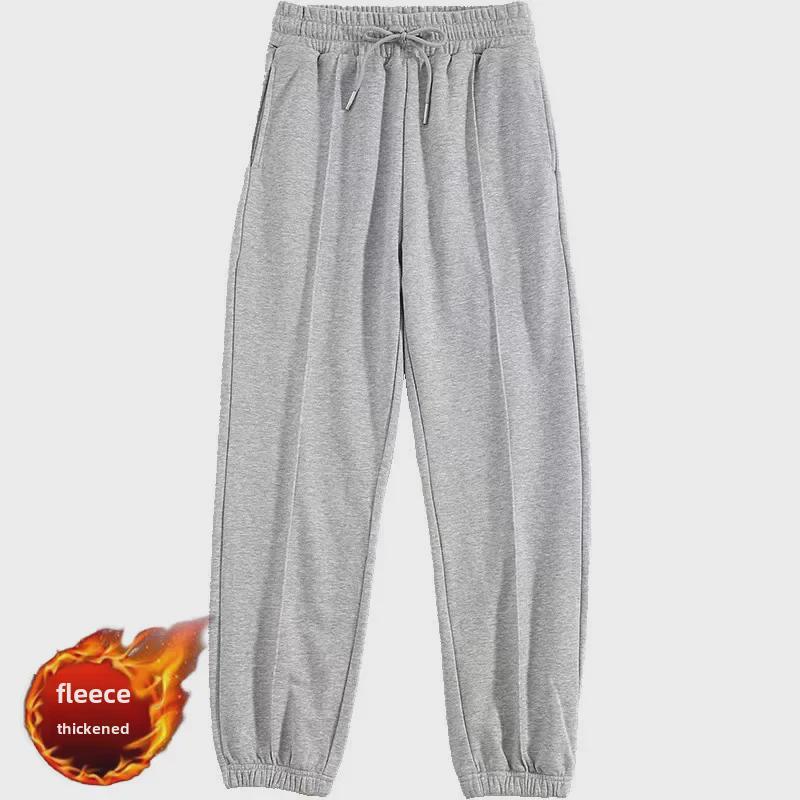 Женские утолщенные бархатные шаровары: Теплые, повседневные леггинсы маленького размера для осени/зимы