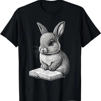 Любитель кроликов Пасхальный кролик Детская футболка