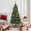 Artificial Foldable Christmas Tree Green 150 cm PE and PVC