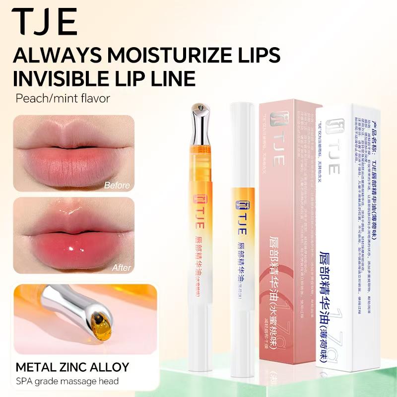 TJE Lip Essence Oil 1.7g Moisturizing, Hydrating, Anti-Cracking, Light Lip Line Primer Lip Care Oil