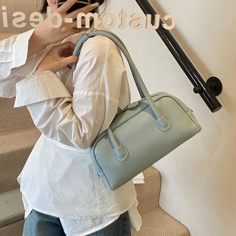 IELGY Underarm Bowling Bag Simple Shoulder Commuter Handbag