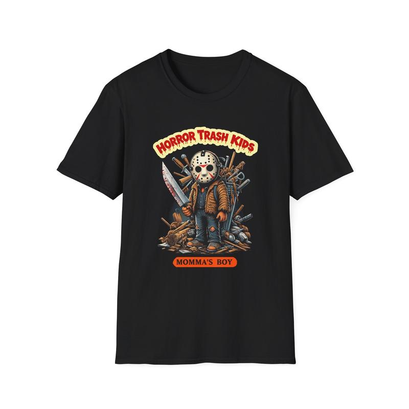 Horror Trash Jason Voorhees Unisex T-Shirt | Momma's Boy Graphic Tee