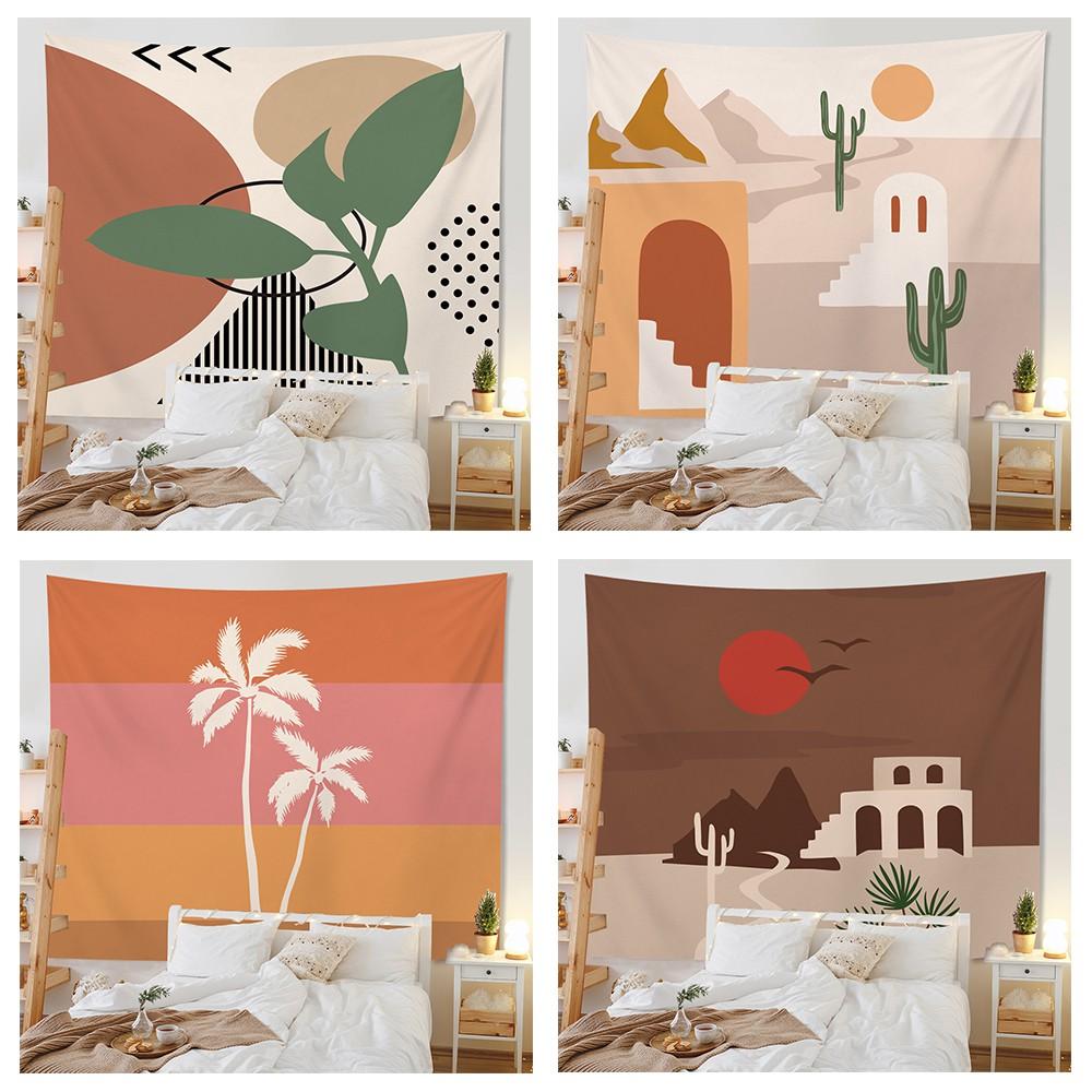 Домашний декор Моранди гобелен фон для комнаты гостиная спальня настенный фон настенная скатерть