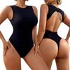Бесшовные боди-стринги для женщин Корректирующее белье для живота Цельный купальник-леотард Рубашка Повседневный комбинезон Топы Пояс-тренер Стройнящий боди-шейпер