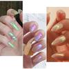 6 Grids Nail Glitter Aurora Mirror Powder Pearl Shell Rubbing Pigment Soap Sparkly Charm Nails Art Design