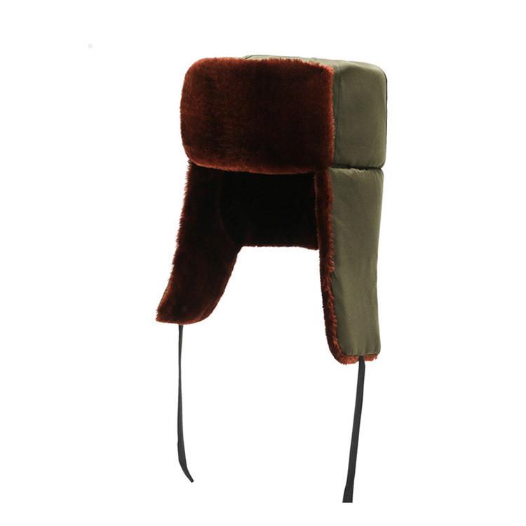 Ear-Flapped Winter Hat Winter Warm Windproof Outdoor Hat Youth Thickened Cycling Lei Feng Hat Men's Winter Fleece Lined