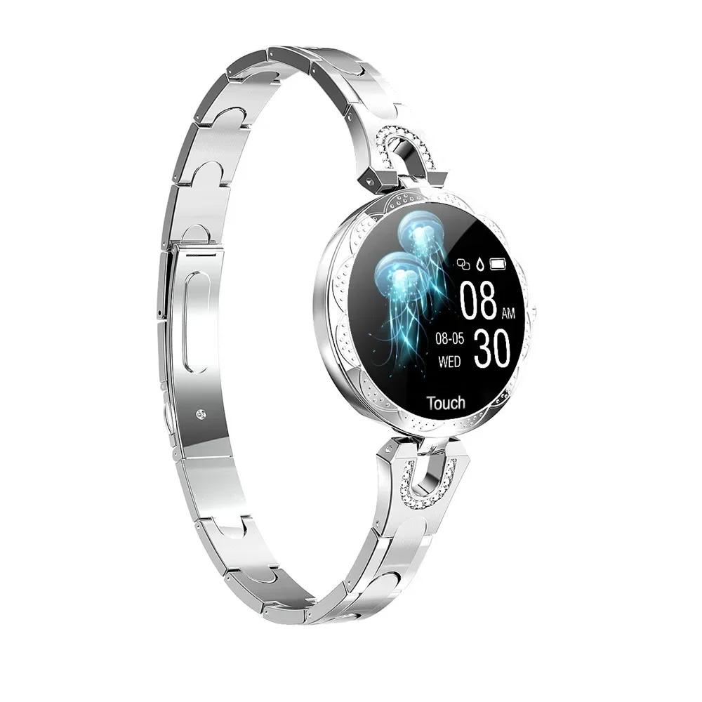 Rainbuvvy AK15 женский модный смарт-браслет 1,08-дюймовый HD ЖК-экран 240x210 BT4.0 IP67 водонепроницаемый 120 мАч Android смарт-часы специальный подарок