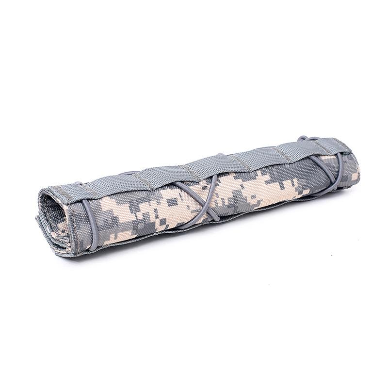 HOT! 1000D Gun Silencer Protective Case Tactical Suppressor Heat Shield Sleeve Silencer Protective Cover Hunting Accessories