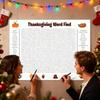 Giant Thanksgiving Word Search Poster 36"x24" Wall Game Giant Thanksgiving Poster For Christmas Word Scavenger Puzzle Decor