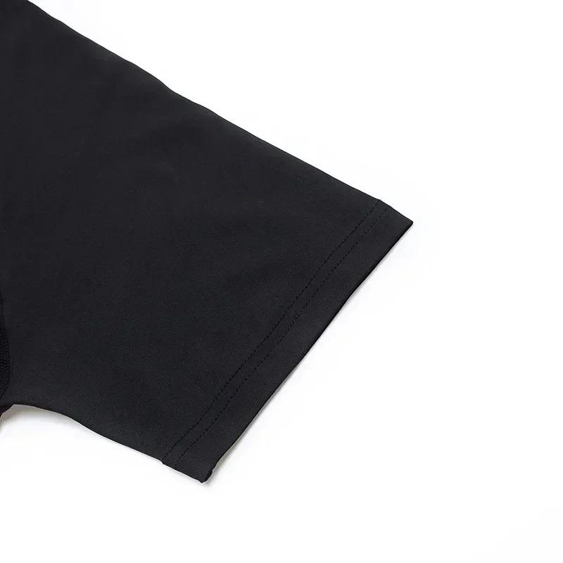Men's Sports Short Sleeve Running T-shirt Top Effective Quick Drying Sweat Absorbent Comfortable Breathable Sweatshirt Elastic Top