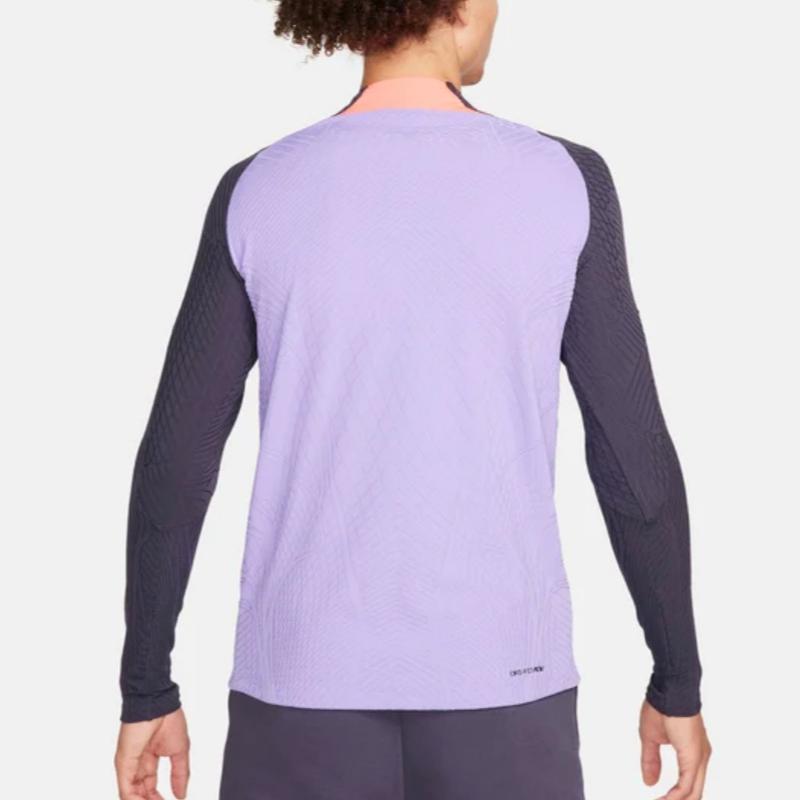 Nike Ливерпуль. Футболка мужская тренировочная с длинным рукавом Strike Elite Third Logo Vintage Color Block Space-Purple DZ0694-568